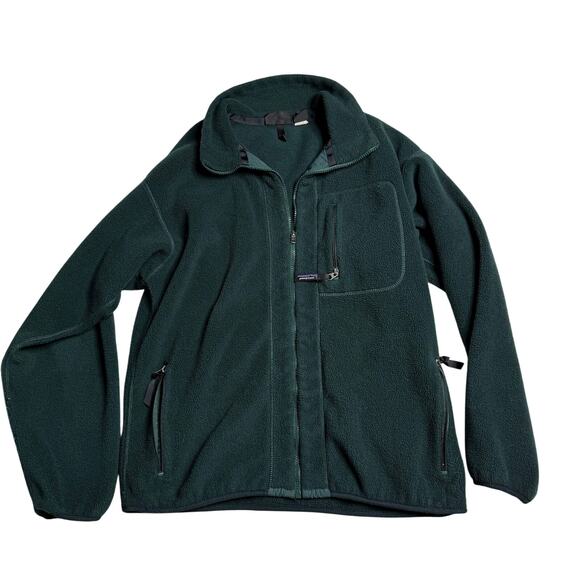 Patagonia Other - Vintage 90s Patagonia Synchilla Pile Fleece Jacket Men's Large Made in USA Green